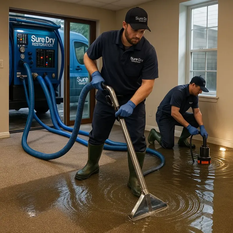 Water Extraction and Removal process in New Carrollton, MD